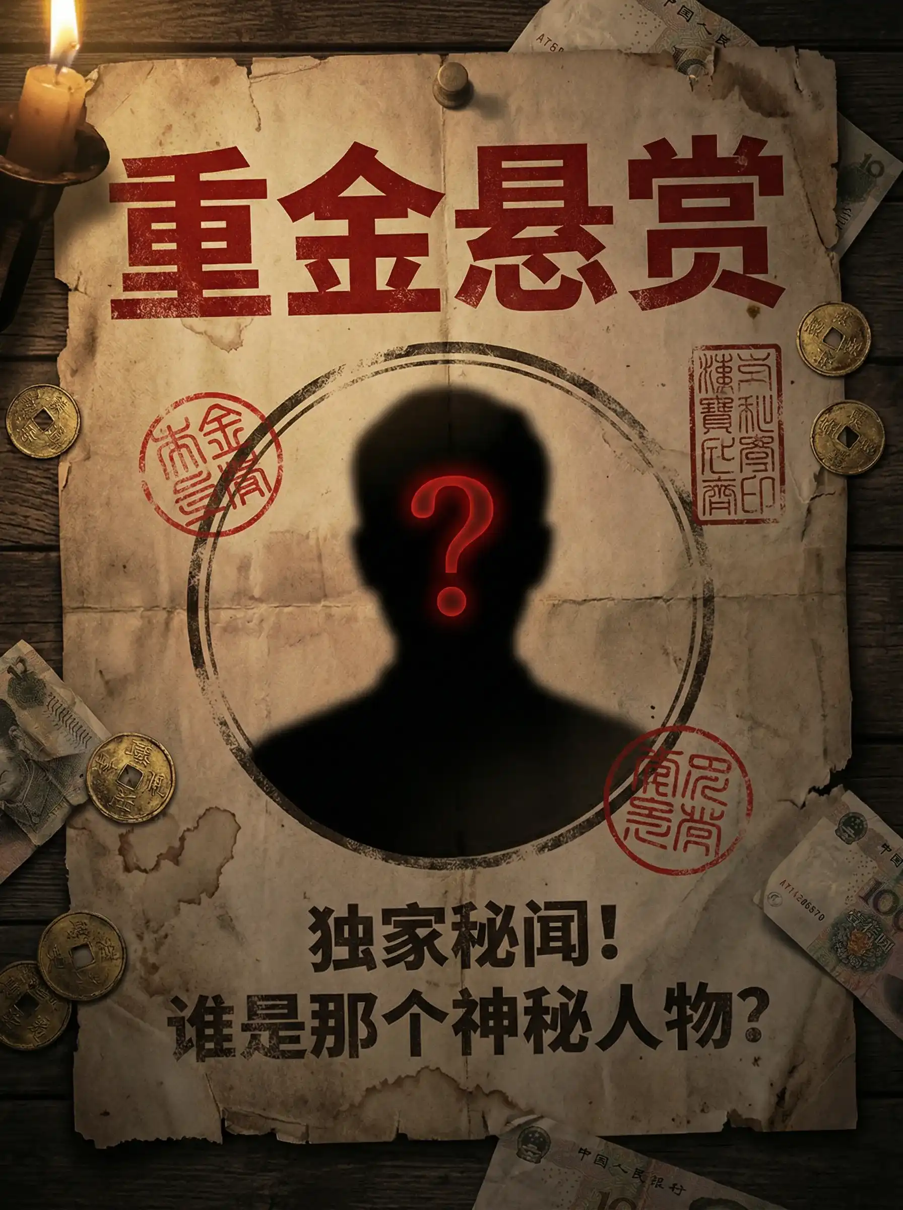 9.1网站 - 重金悬赏线索征集令